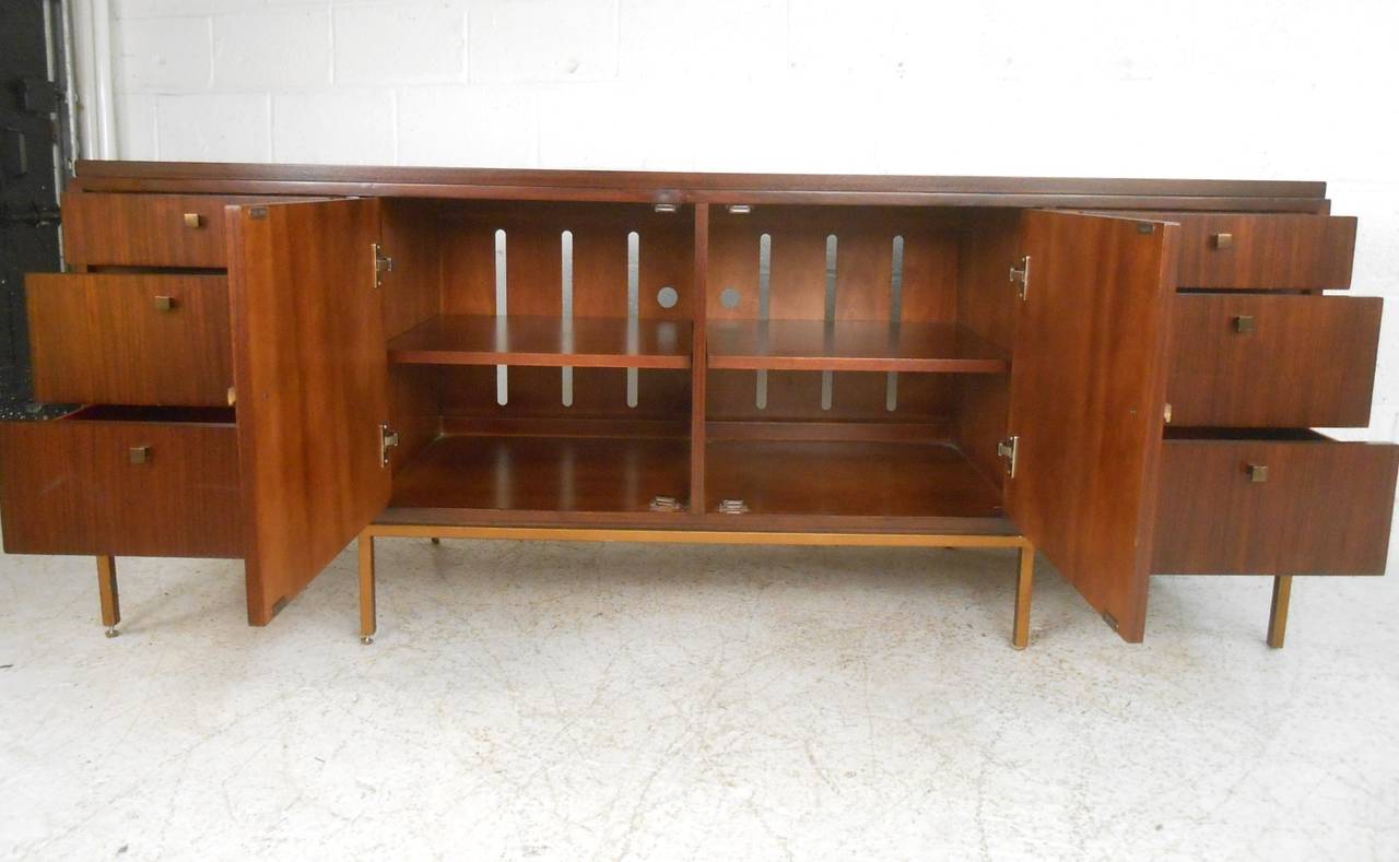 Contemporary Mid-Century Modern Florence Knoll Style Sideboard