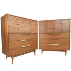 Exquisite Mid-Century Modern Walnut Dresser