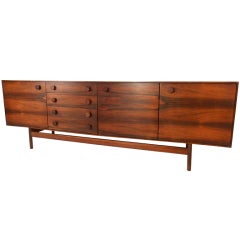 Long Danish Rosewood Server/Credenza