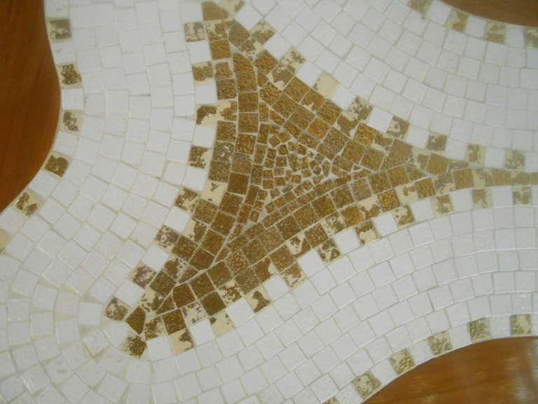 Mid-20th Century 1960s Mosaic Tile Table
