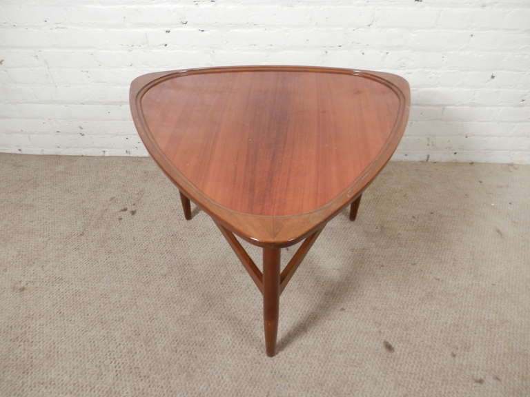 Mid-Century Modern PP Mobler Inspired Triangle Table