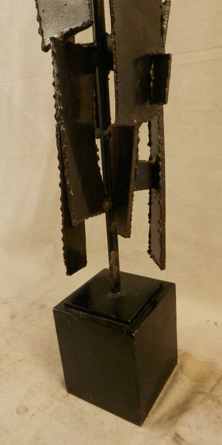 Mid-Century Brutalist Sculpture Lamp by Harry Balmer In Good Condition In Brooklyn, NY