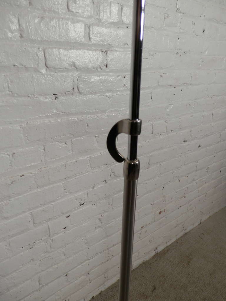 Mid-Century Modern Unusual Adjustable Floor Lamp w/ Swing Arm