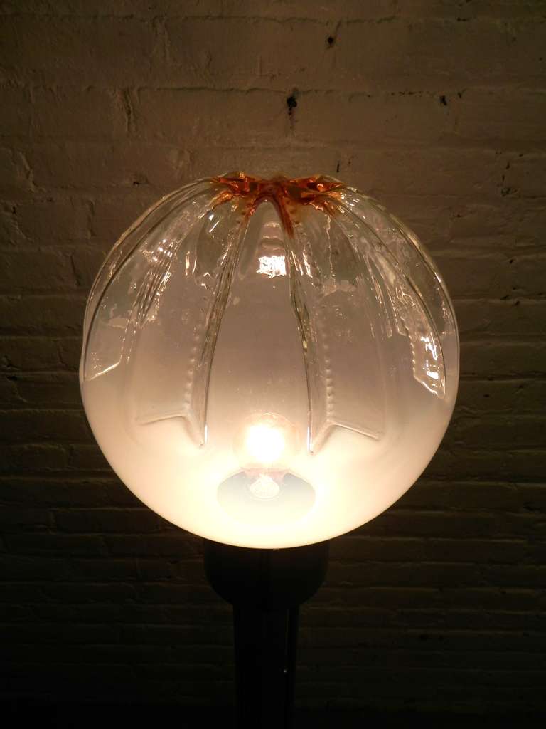 A.V. Mazzega Blown Glass Mid-Century Floor Lamp 2