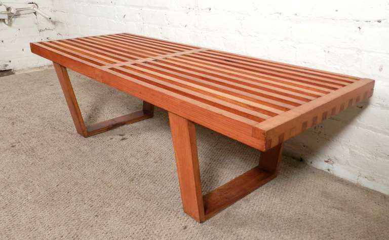 Slatted Bench/Table By George Nelson
