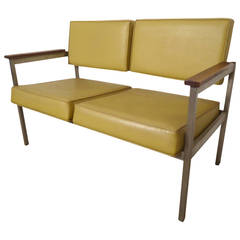 Knoll Style Mid-Century Office Sofa