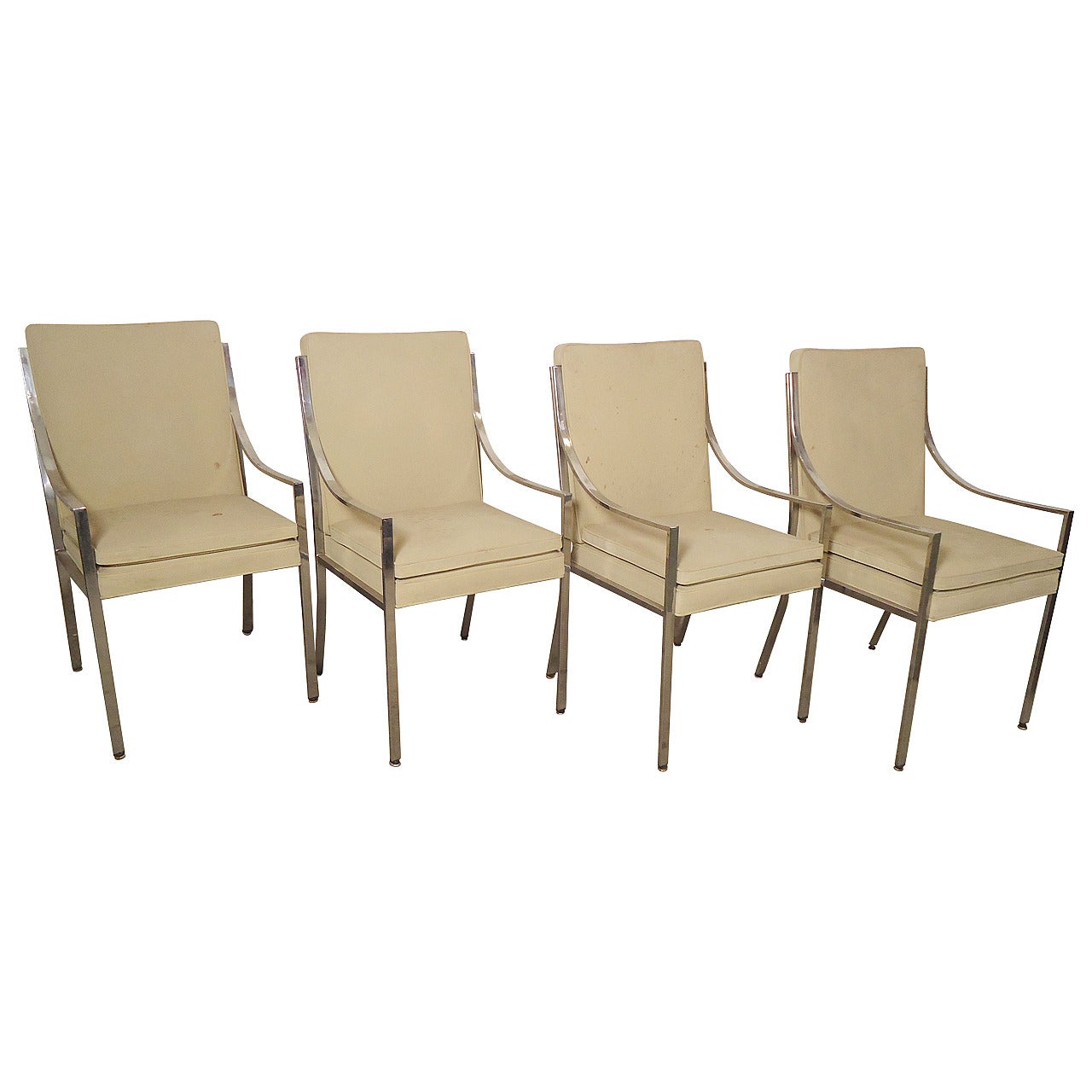 Mid-Century Modern Chrome Chairs