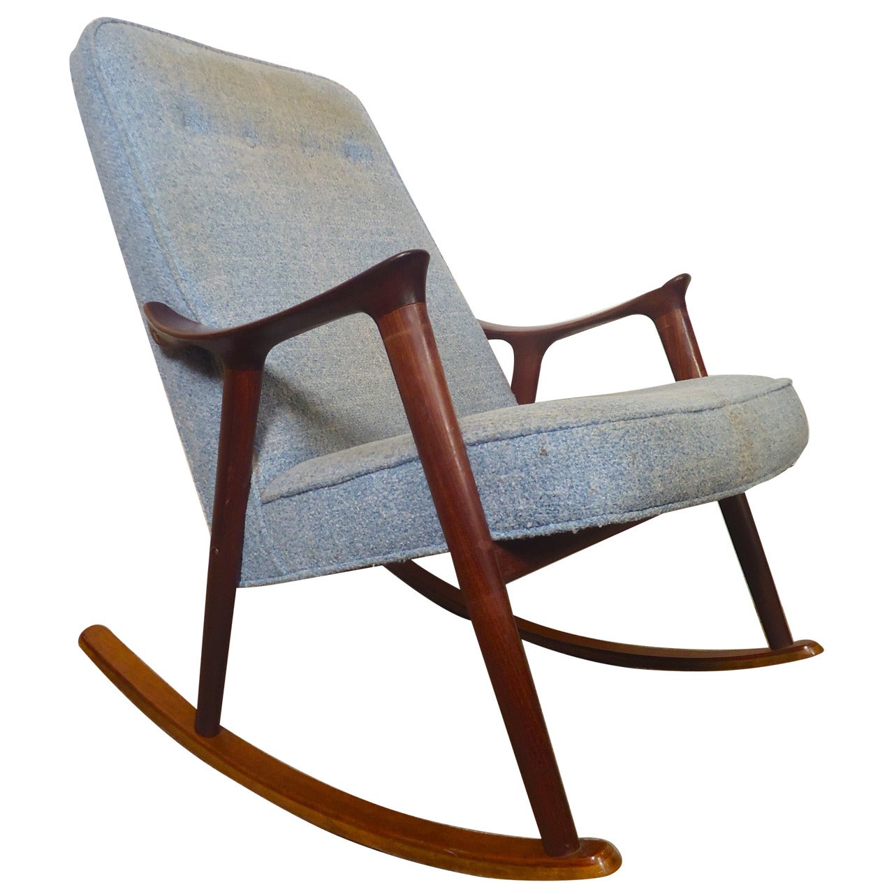 Mid-Century Modern Sculpted Rocker by Ingmar Relling