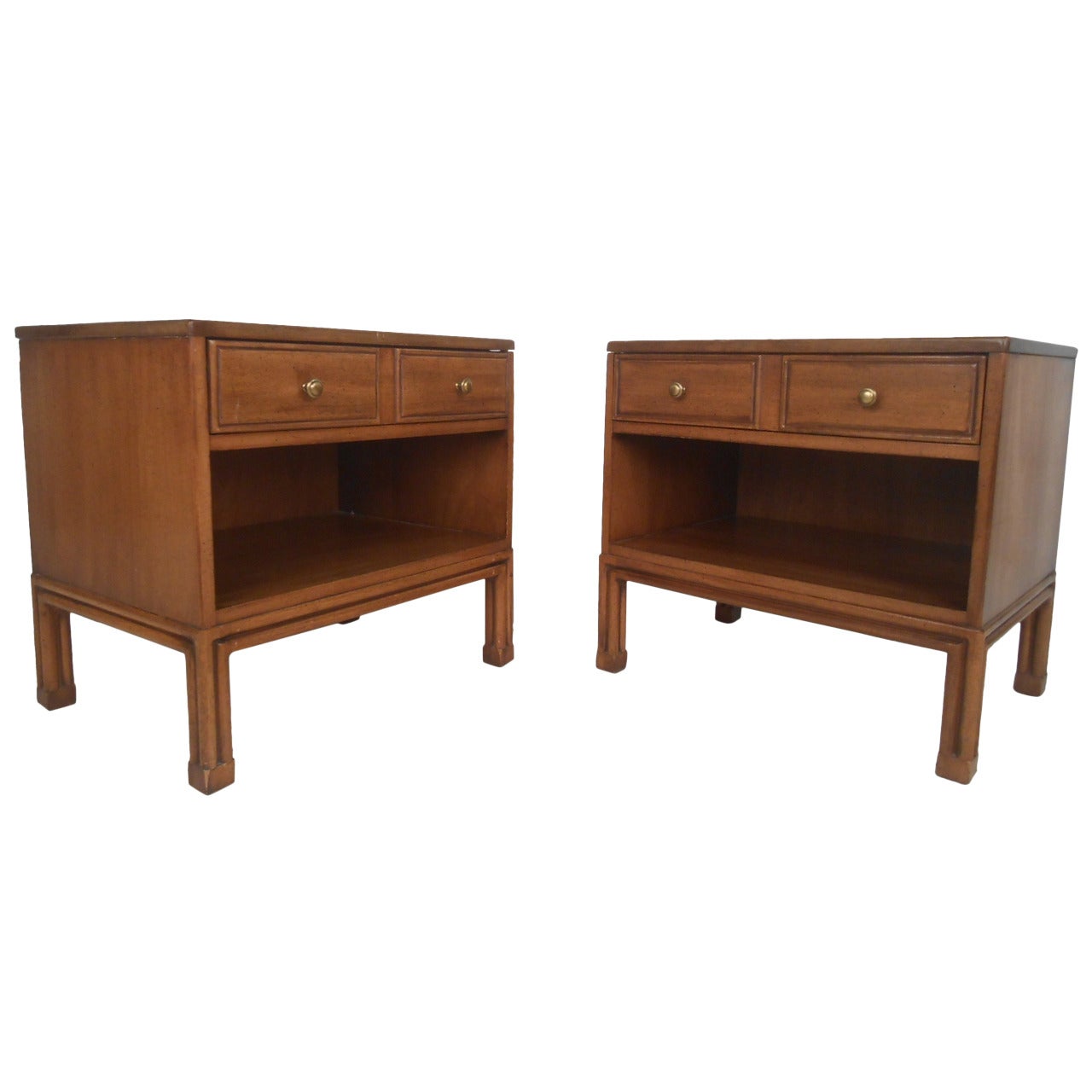 Mid-Century Modern Nightstands by Davis Cabinet Co.