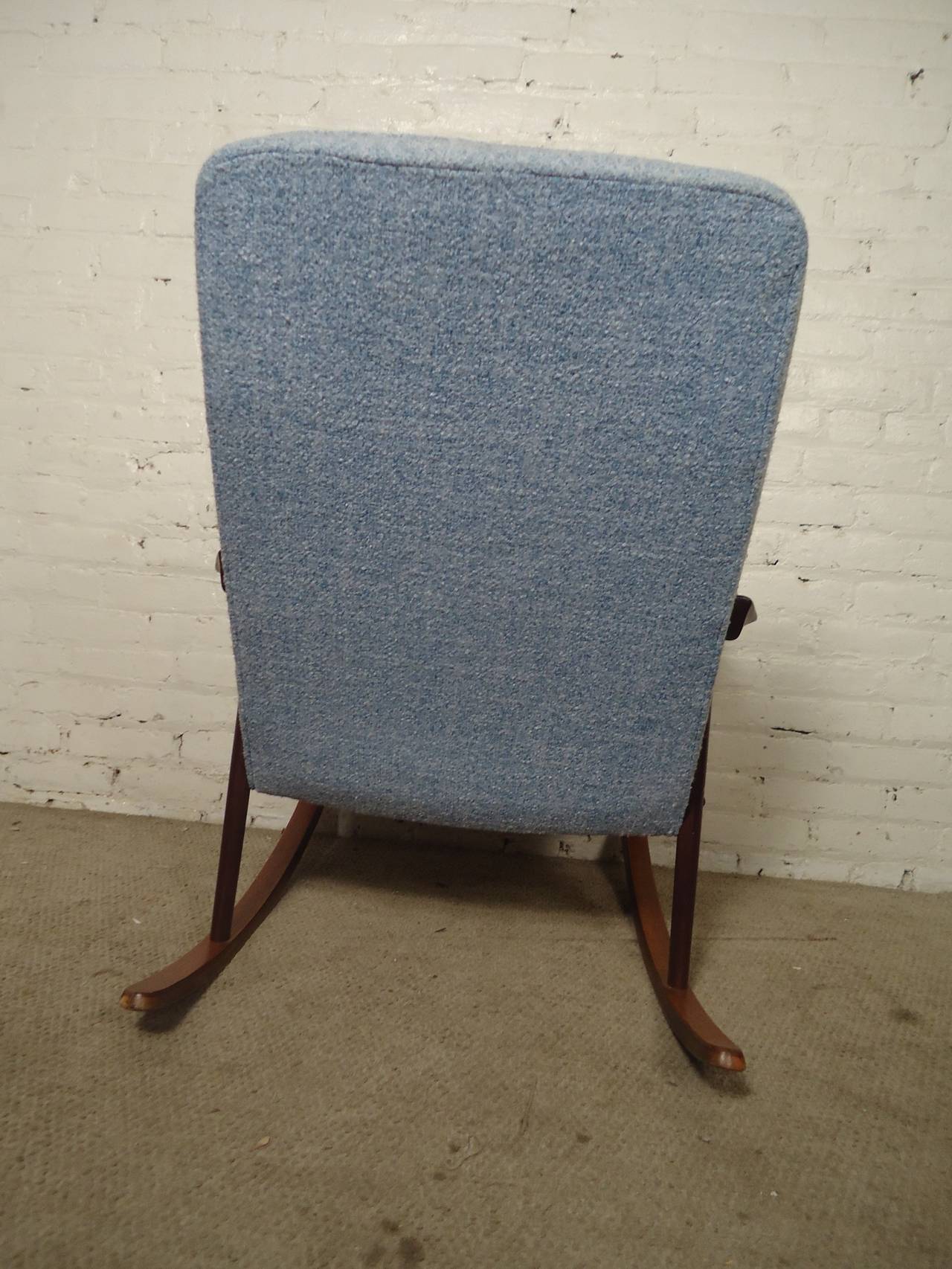 Norwegian Mid-Century Modern Sculpted Rocker by Ingmar Relling