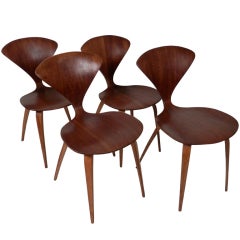 Retro Norman Cherner Chairs for Plycraft