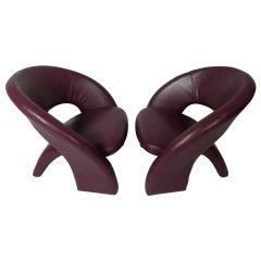 Sculpted Vintage Modern Chairs