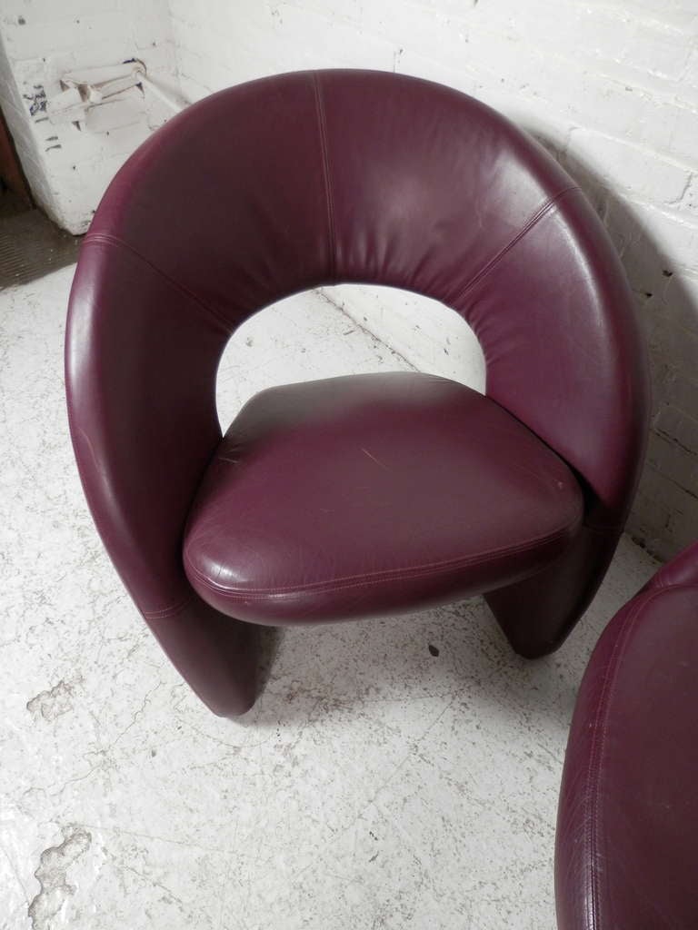 American Sculpted Vintage Modern Chairs