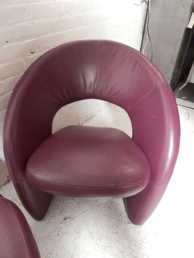 Sculpted Vintage Modern Chairs 2