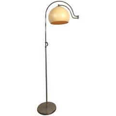 Unusual Adjustable Floor Lamp w/ Swing Arm