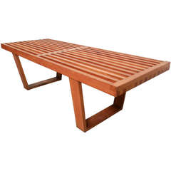 Slatted Bench/Table By George Nelson