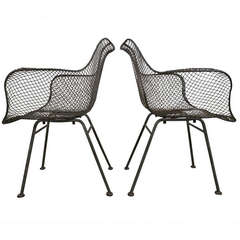 Mid-Century Modern Sculptura Chairs By Russel Woodard