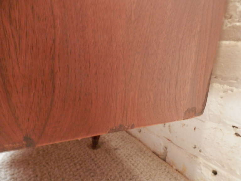 Nine Drawer Dresser w/ Burl Wood Accents 1
