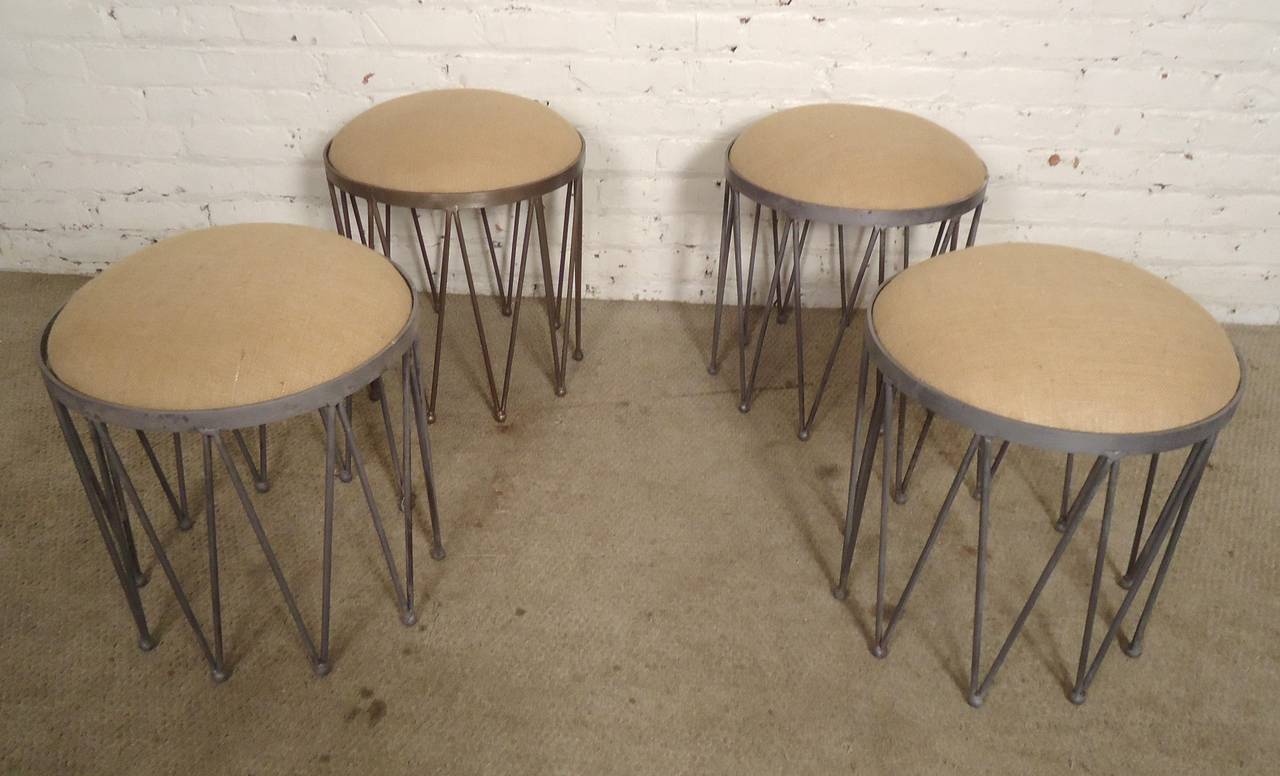 Single Industrial Style Stool In Good Condition In Brooklyn, NY