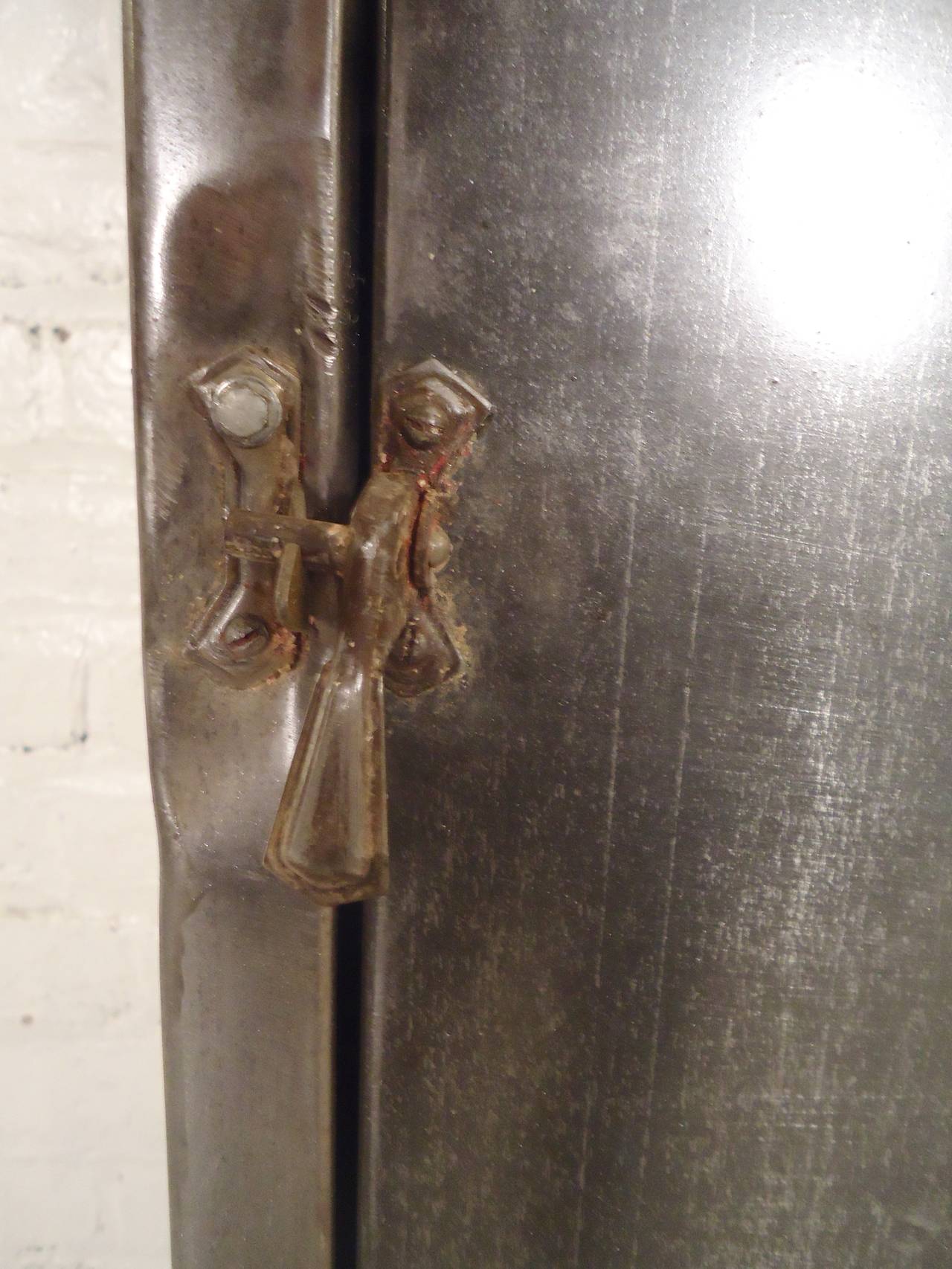 Tall Industrial Factory Locker In Distressed Condition In Brooklyn, NY