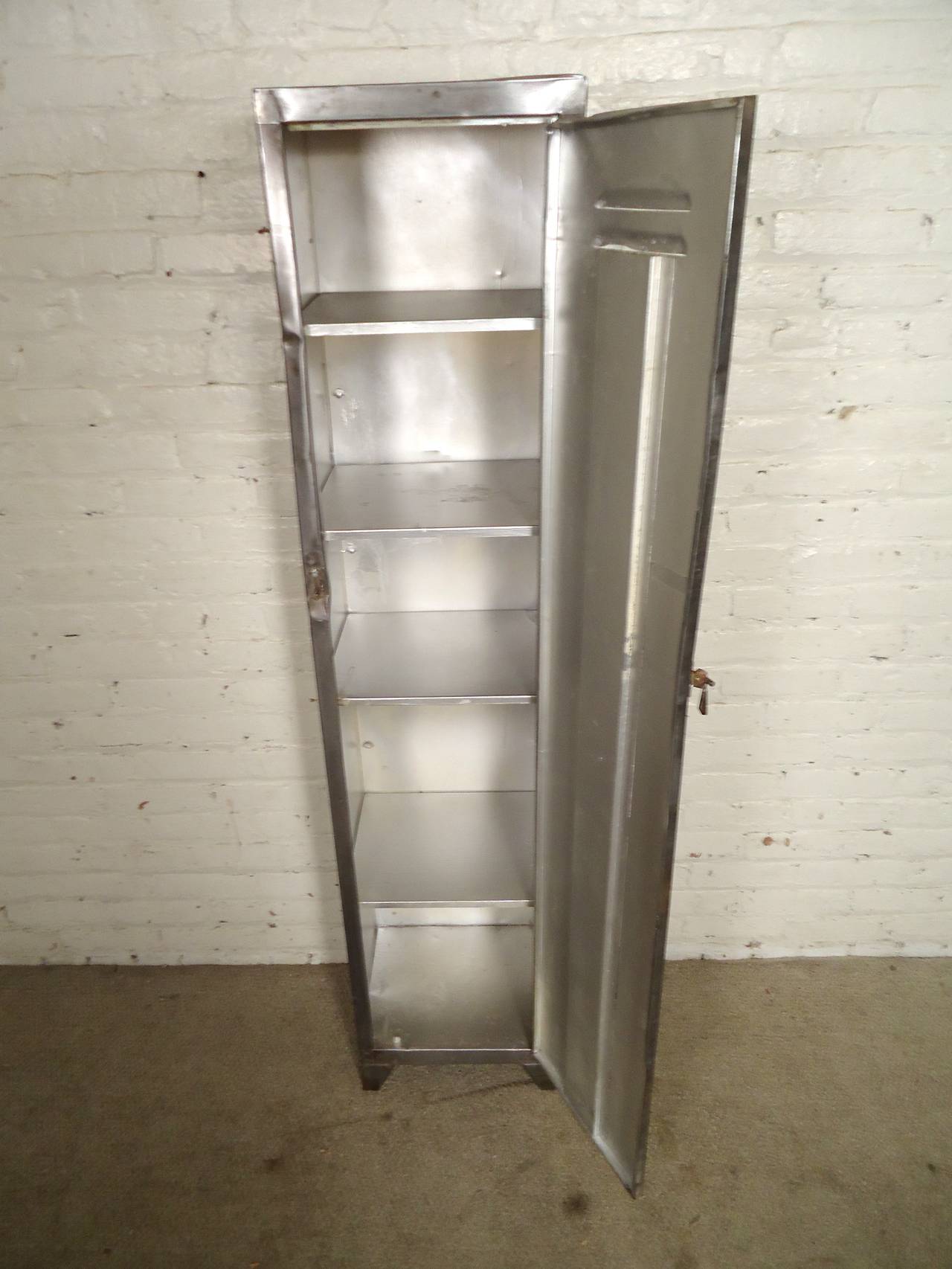 Tall Industrial Factory Locker 1