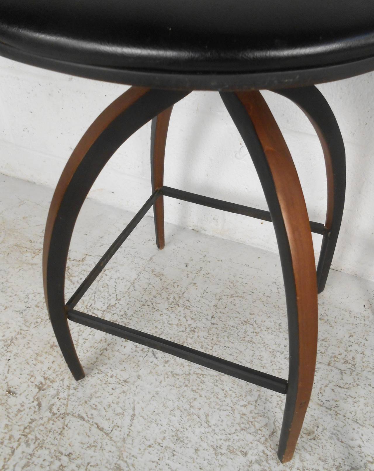 vintage mid century modern bar stools