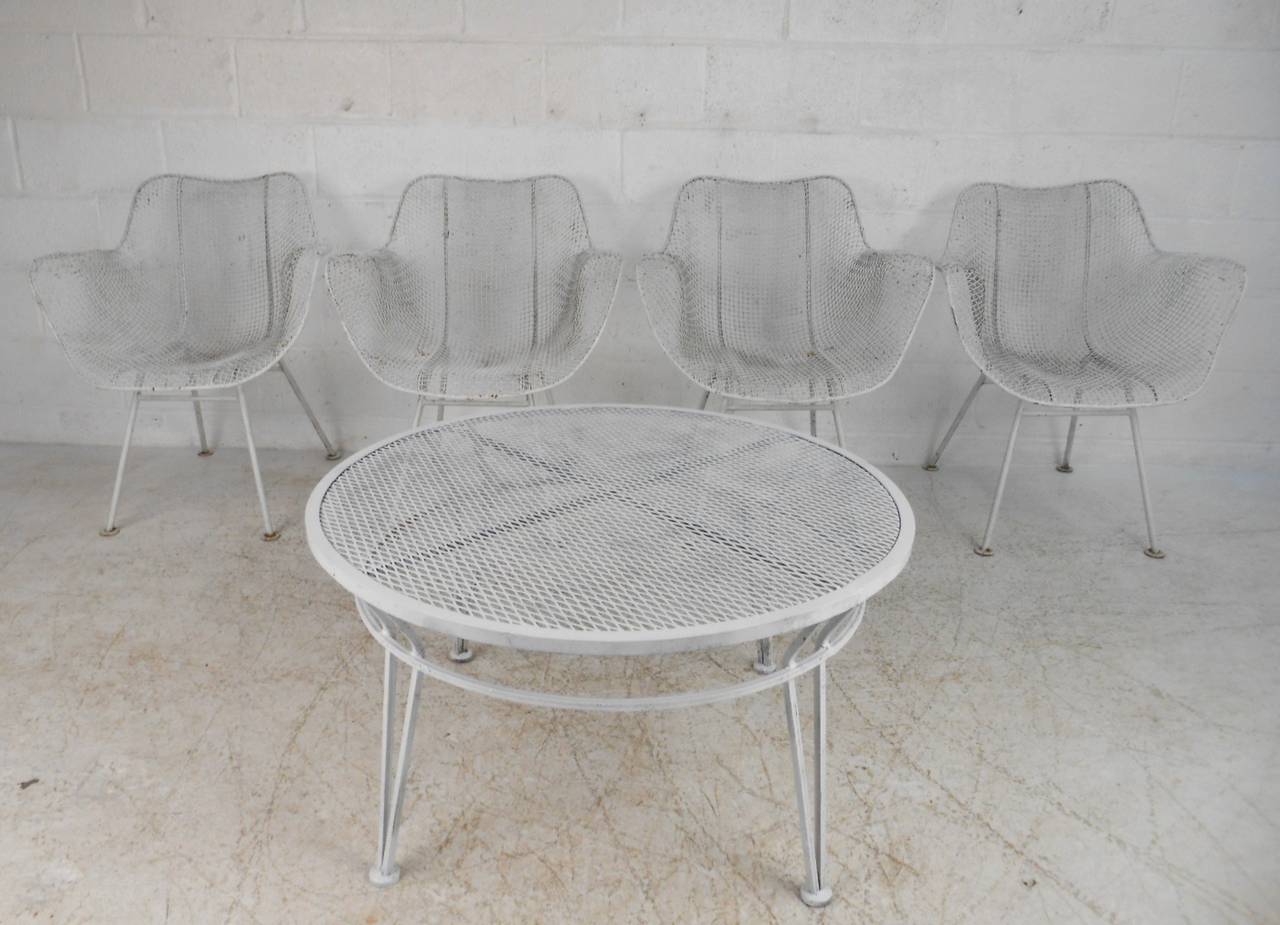MidCentury Modern Russell Woodard Sculptura Patio Set at 1stdibs