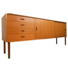 Mid-Century Modern Italian Teak Server Sideboard 3