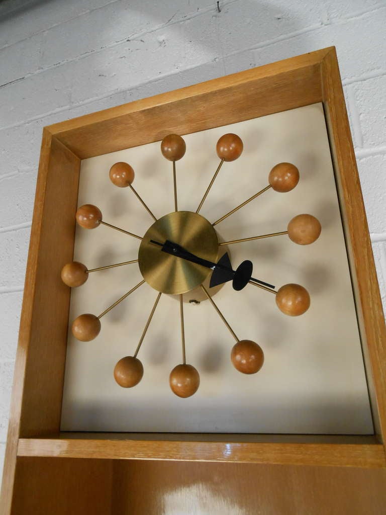 Mid-20th Century Mid-Century Modern Clock in the Style of George Nelson for Herman Miller