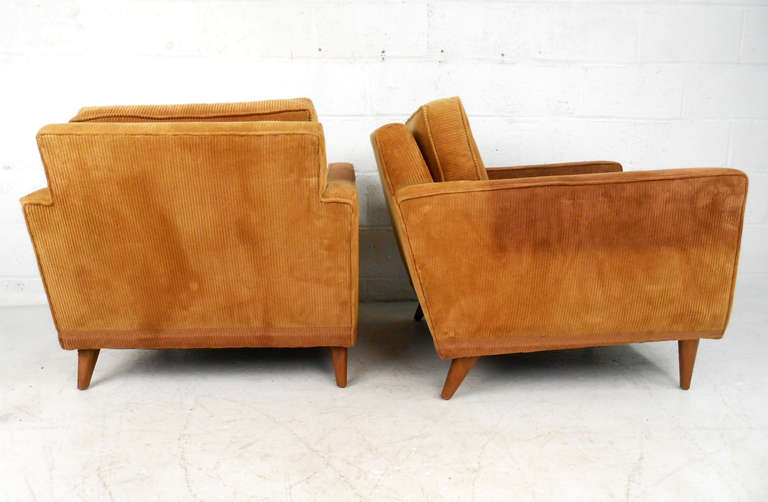 vintage corduroy chair