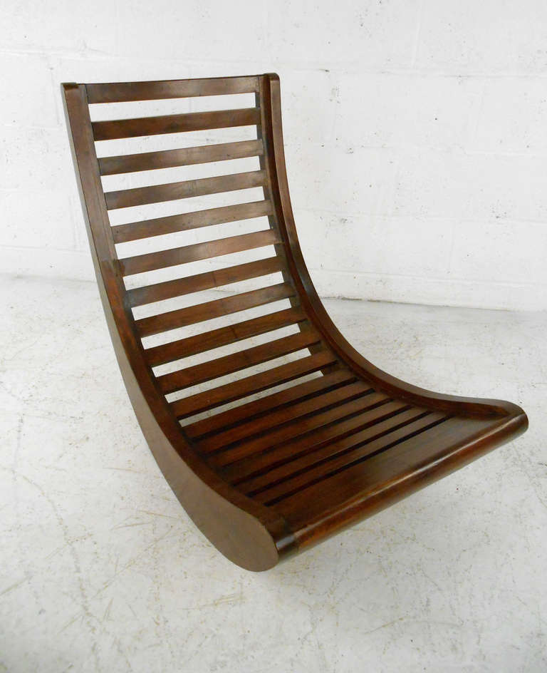 Unknown Verner Panton Attributed Rocking Chair Relaxer