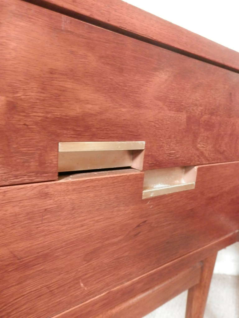 Martinsville Bedside Tables w/ Top inlay In Excellent Condition In Brooklyn, NY