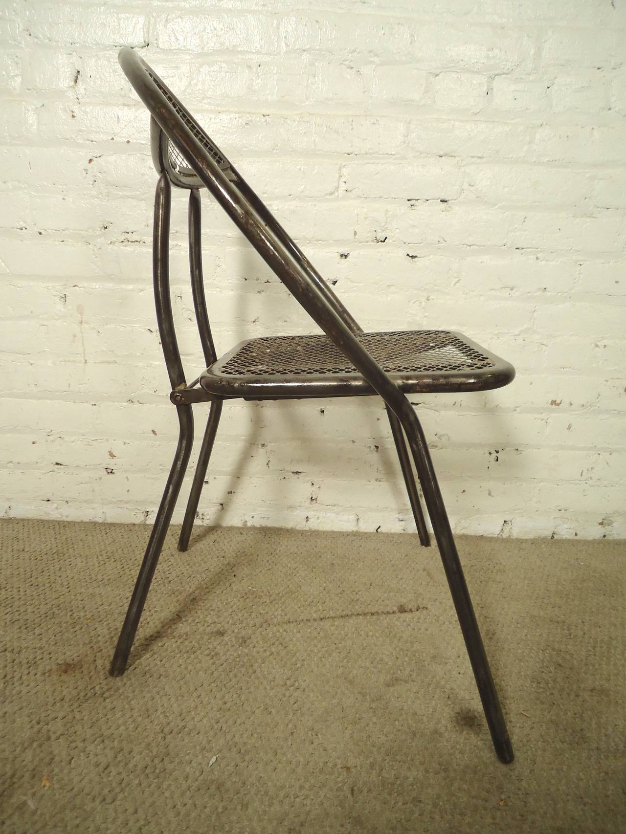 Mid-Century Modern Mid-Century Metal Patio Chairs by Rid-Jid