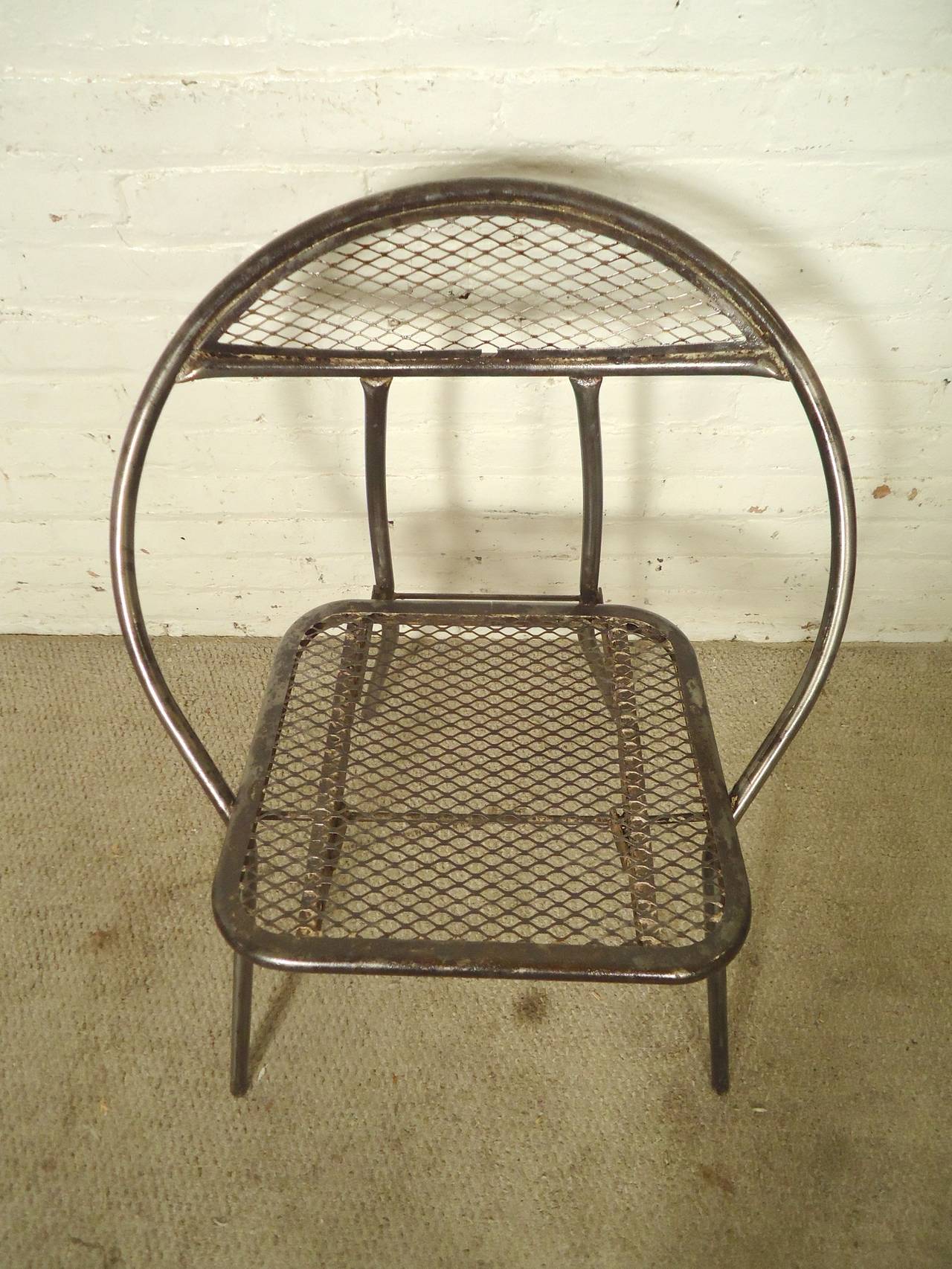 Mid-Century Metal Patio Chairs by Rid-Jid at 1stdibs