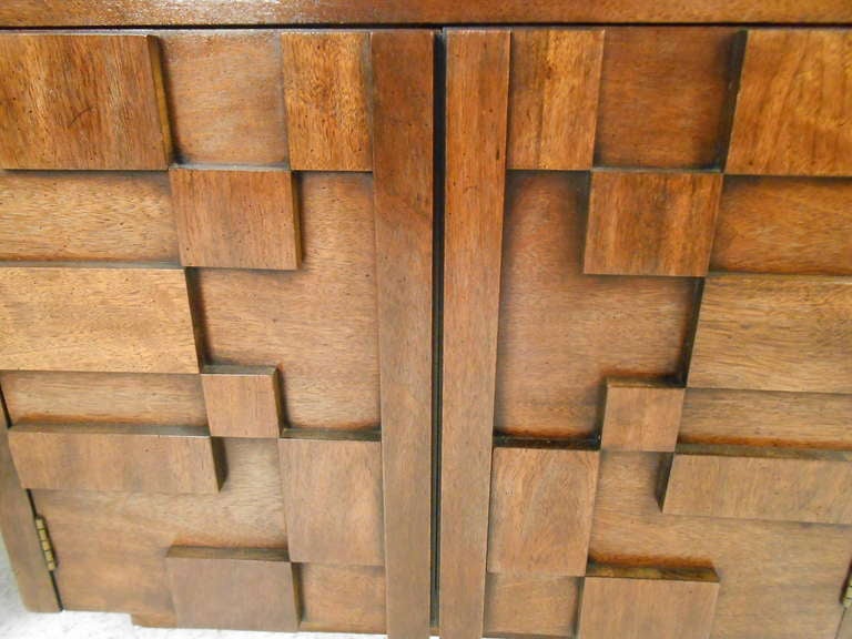 American Brutalist Nightstands by Lane Furniture Co.