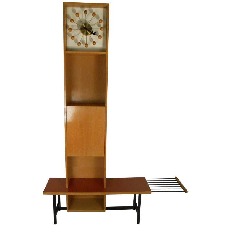 Mid-Century Modern Clock in the Style of George Nelson for Herman Miller