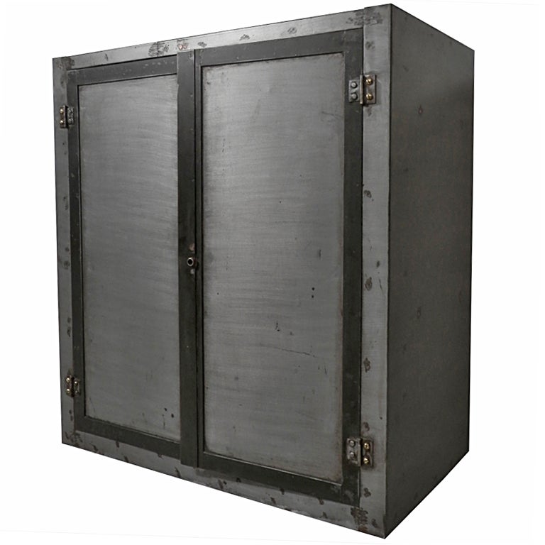 Industrial Two Door Cabinet For Sale
