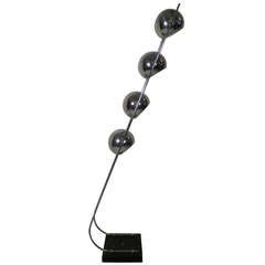 Vintage Chrome Arch Floor Lamp 2