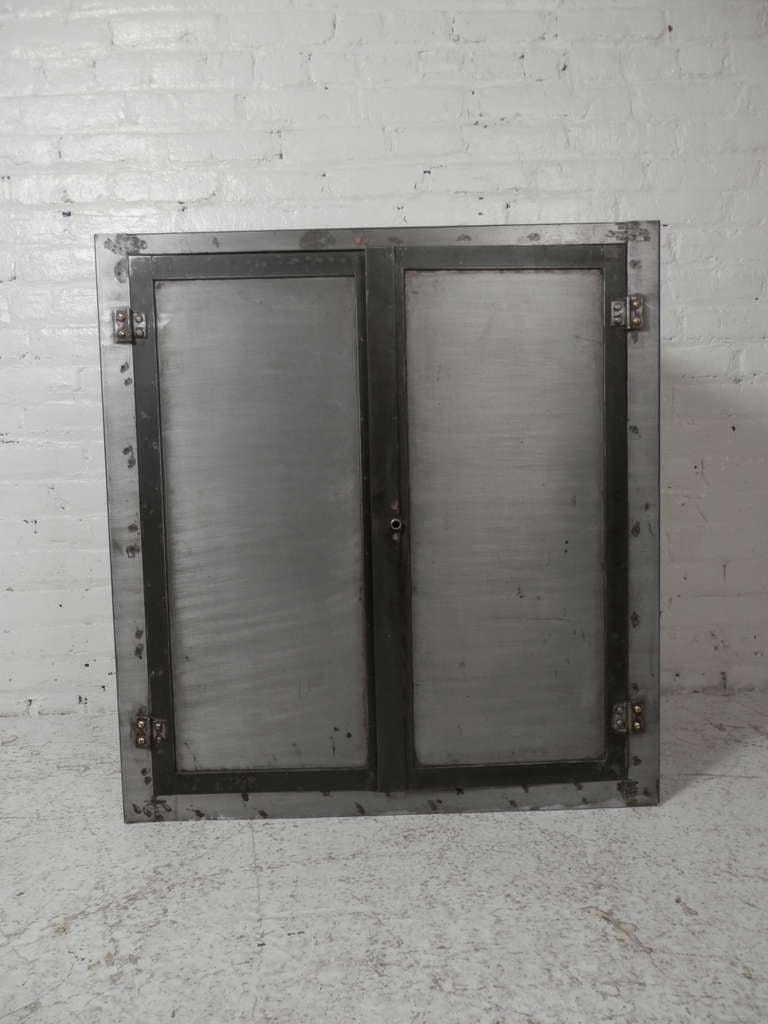 Industrial Two Door Cabinet For Sale 2