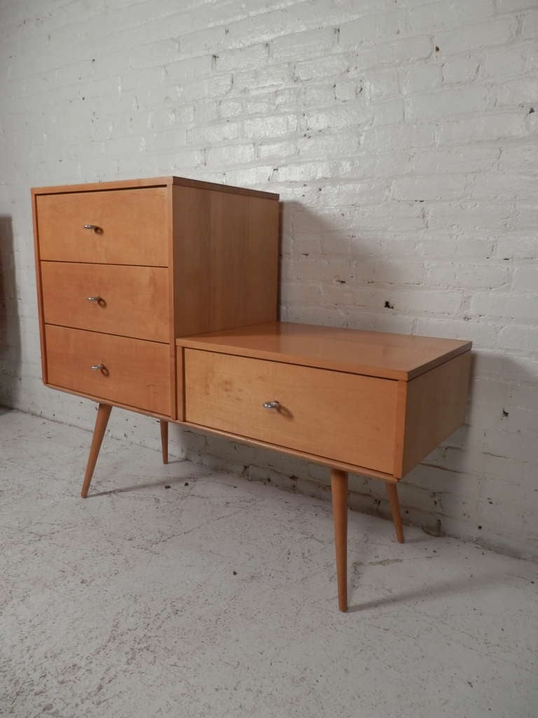 American Three-Piece Modular Mid-Century Modern Dresser by Paul McCobb