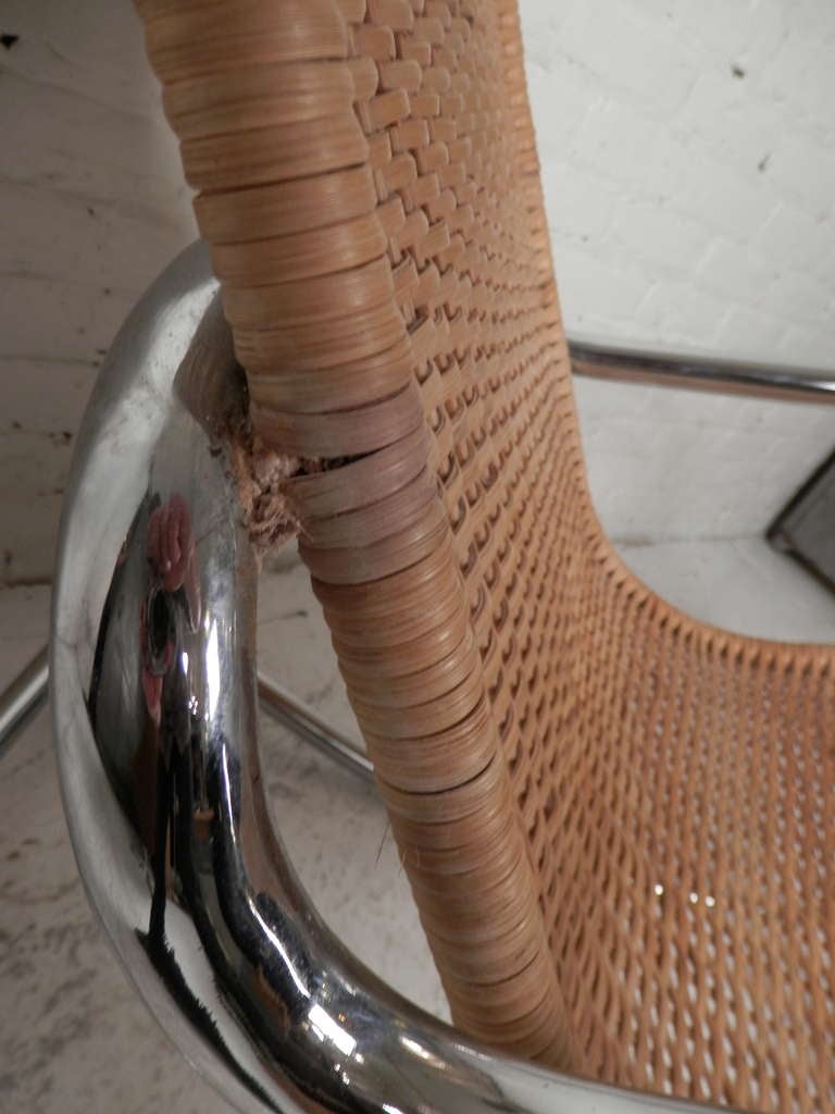 American Ludwig Mies Van Der Rohe Style Rocker