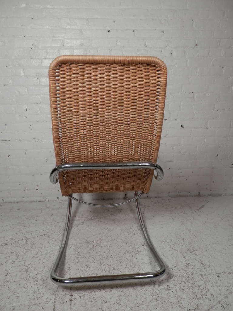 Ludwig Mies Van Der Rohe Style Rocker In Excellent Condition In Brooklyn, NY