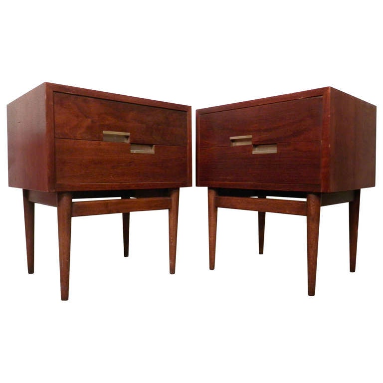 Martinsville Bedside Tables w/ Top inlay