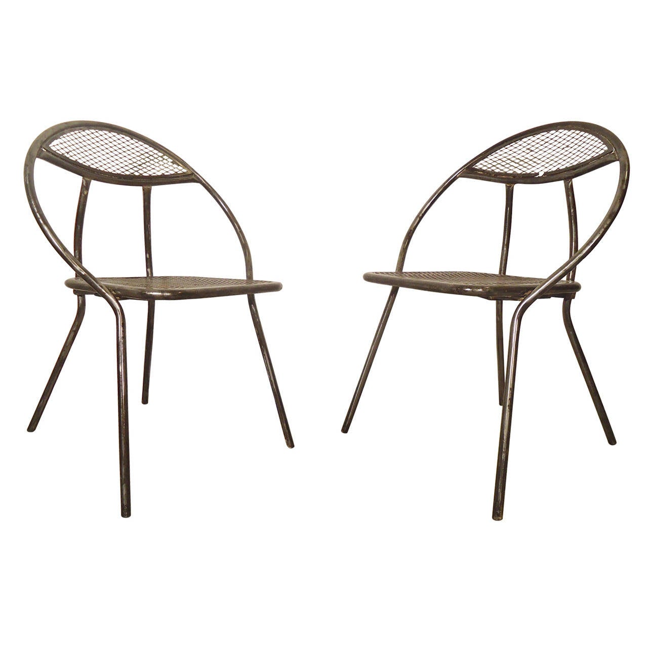 MidCentury Metal Patio Chairs by RidJid at 1stDibs ridjid, rid jid