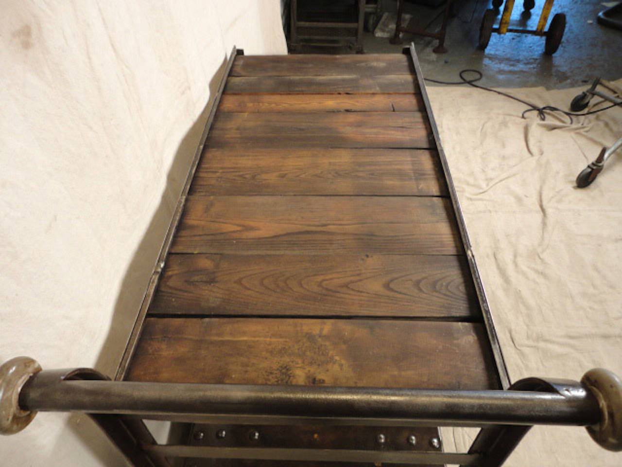 American Large Factory Cart Restored