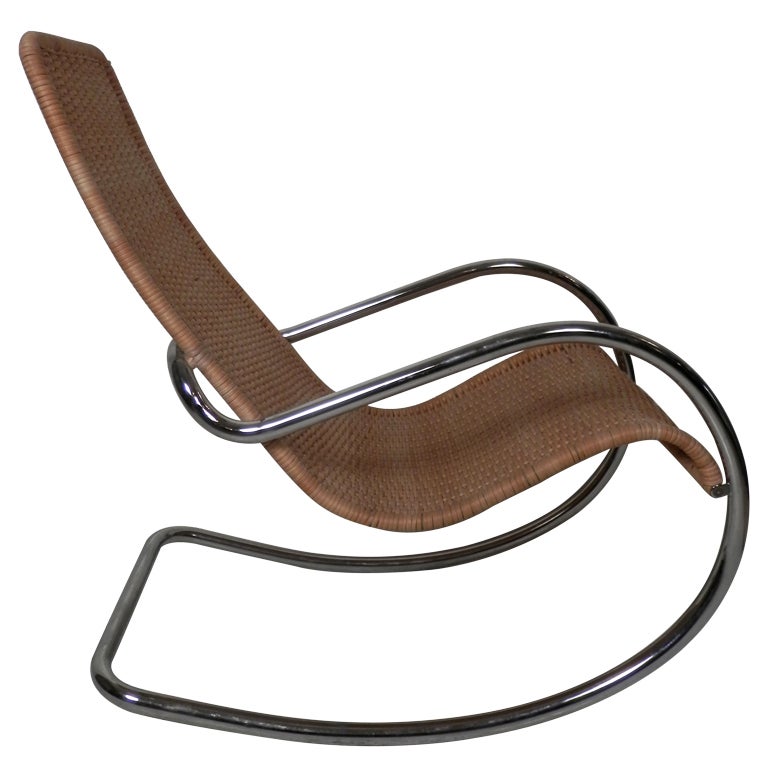 Ludwig Mies Van Der Rohe Style Rocker