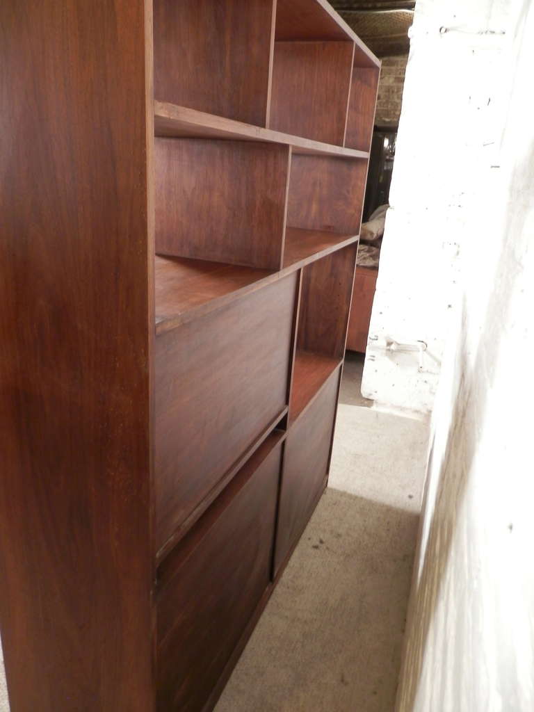 Danish Modern Style Wall Unit / Room Divider In Excellent Condition In Brooklyn, NY