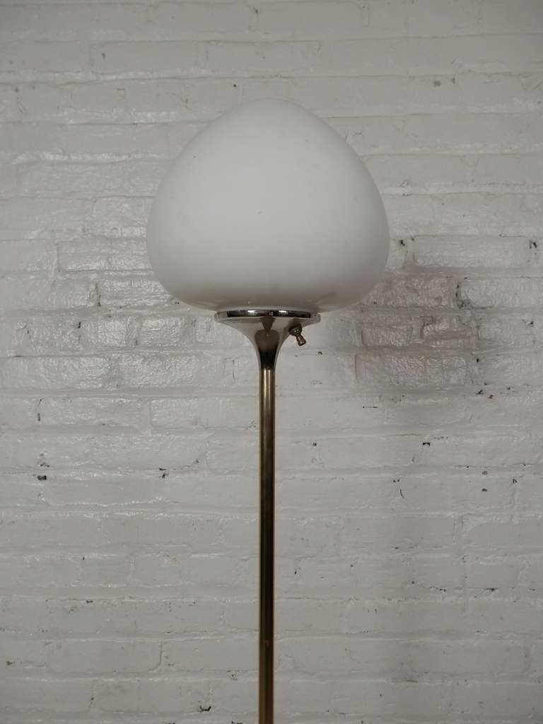 brass mushroom lamp
