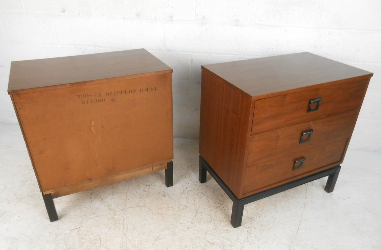 Mid-20th Century Unique Pair Mid-Century Modern George Nelson Style Dressers