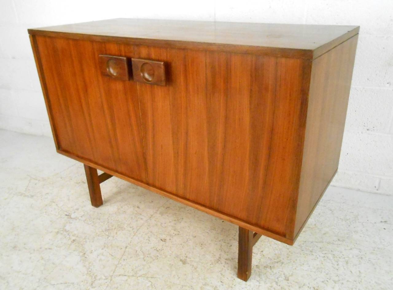 Mid-20th Century Unique Mid-Century Rosewood Storage Cabinet